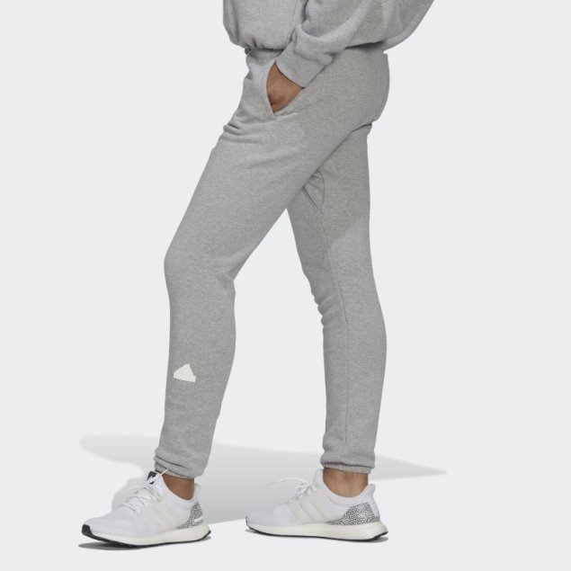 Pantalones De Chándal Adidas Gris Medio Con Estilo