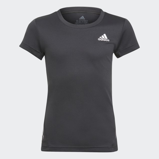 Camiseta Adidas Aeroready 3 Rayas Negro