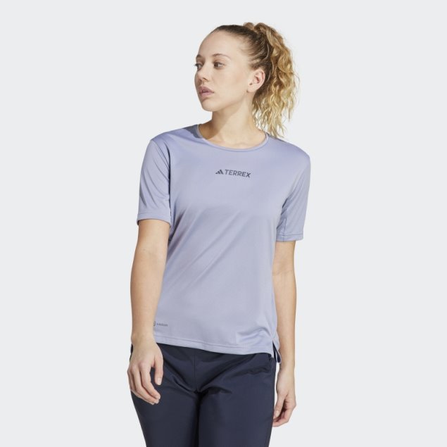 Camiseta Terrex Multi Adidas Plata Violeta
