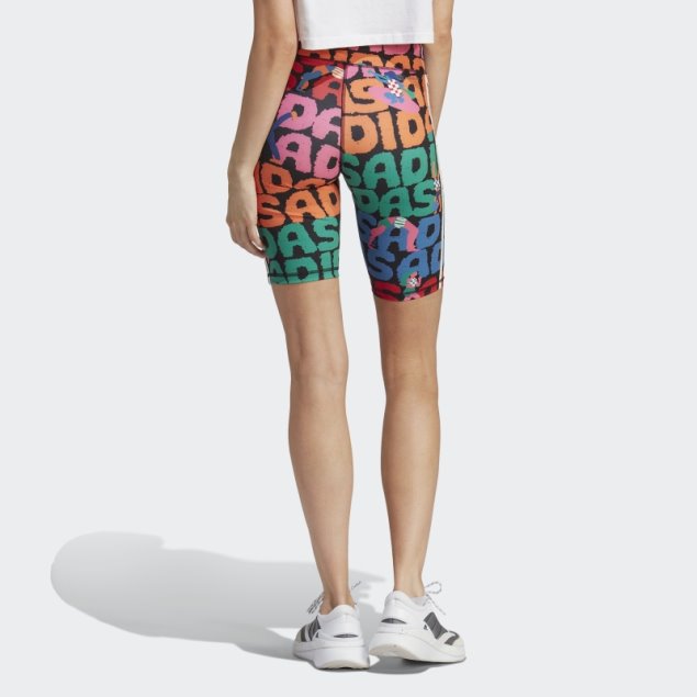 Negro Adidas X Farm Rio Bike Shorts Caliente