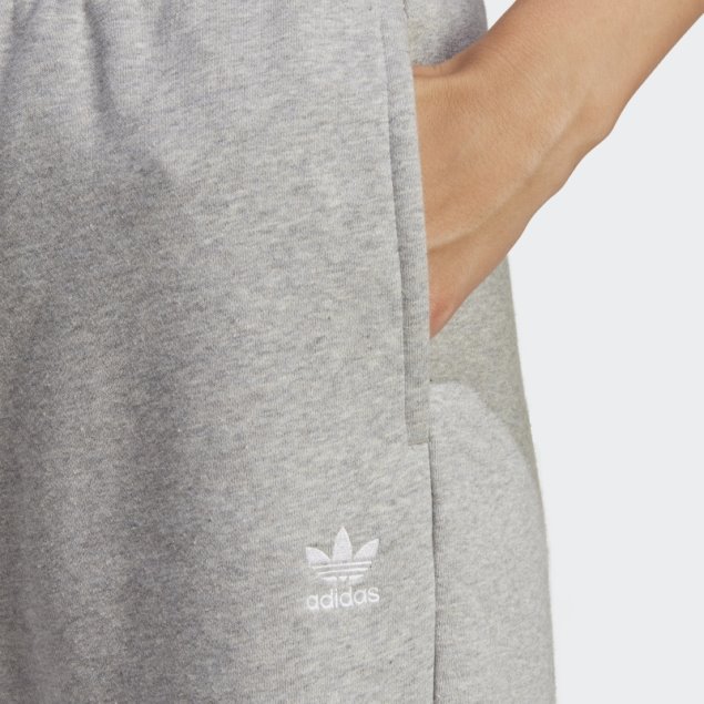Adidas Joggers De Forro Polar Essentials Gris Medio