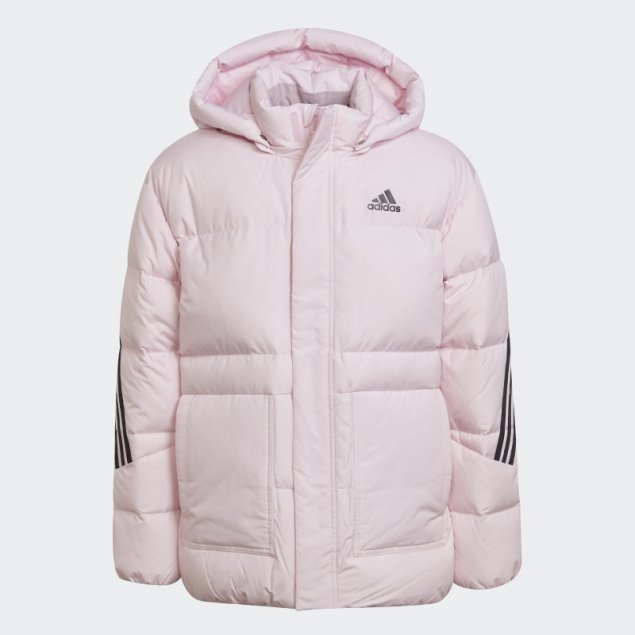 Chaqueta De Plumón De 3 Rayas Adidas Rosa