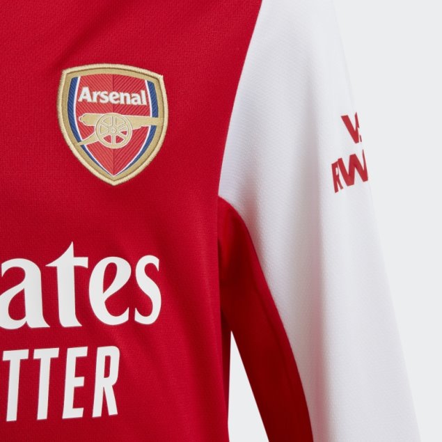 Camiseta Adidas Primera Equipación Arsenal 22/23 Manga Larga Escarlata