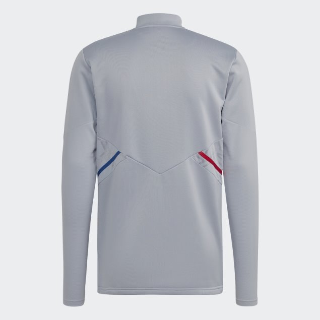 Adidas Olympique Lyonnais Tiro 21 Camiseta De Entrenamiento Plata