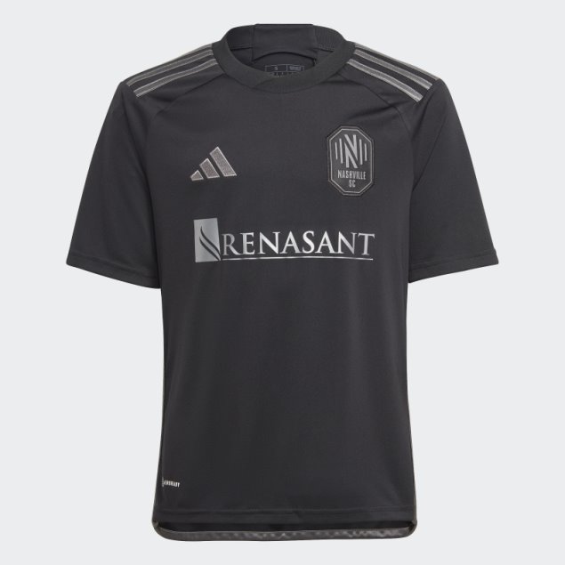 Camiseta Adidas Nashville Sc 23/24 Segunda Equipación Negro Elegante