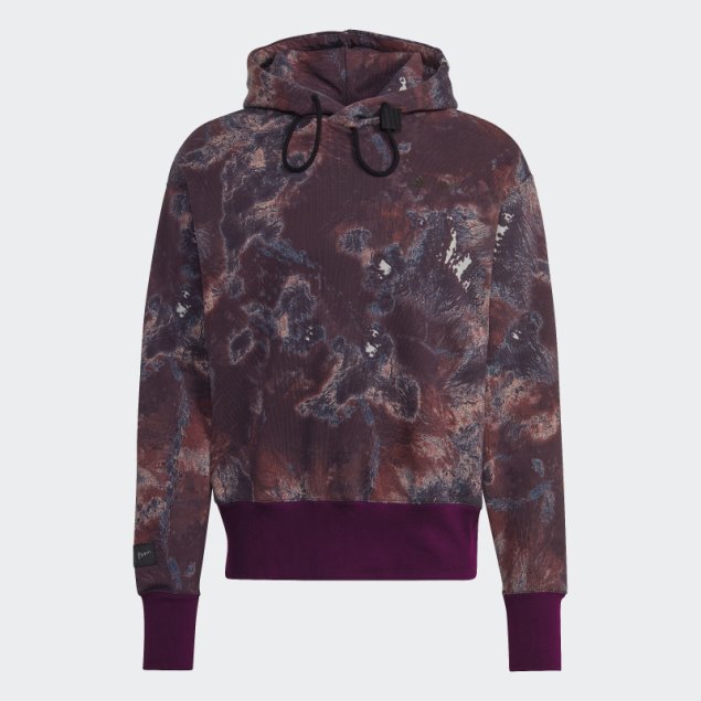 Sudadera Con Capucha Parley De Color Caqui Oscuro Medio (género Neutral) Adidas