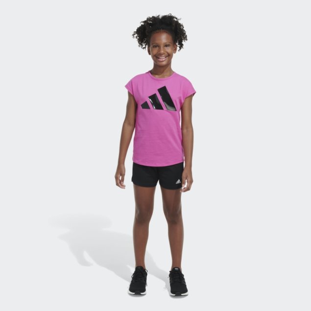 Camiseta Fucsia Ss Essential Adidas