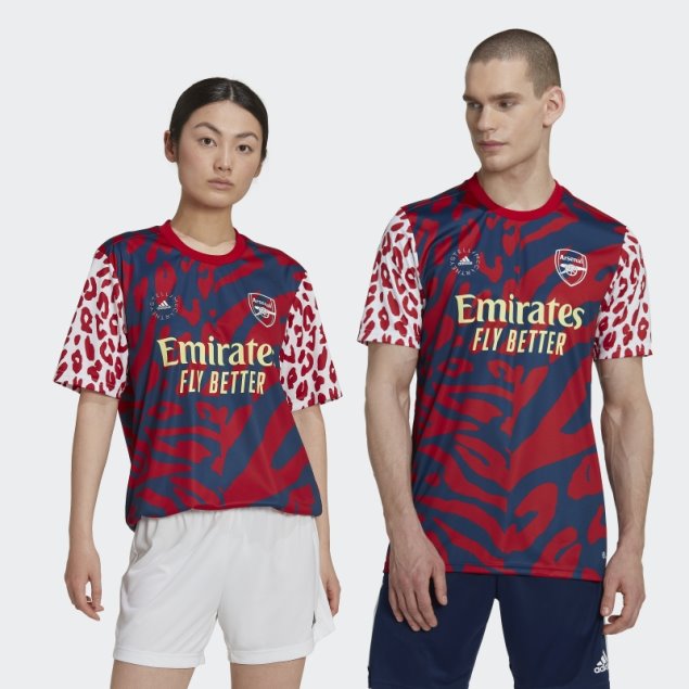 Camiseta Pre-partido Scarlet Hot Arsenal Fc X Adidas By Stella Mccartney
