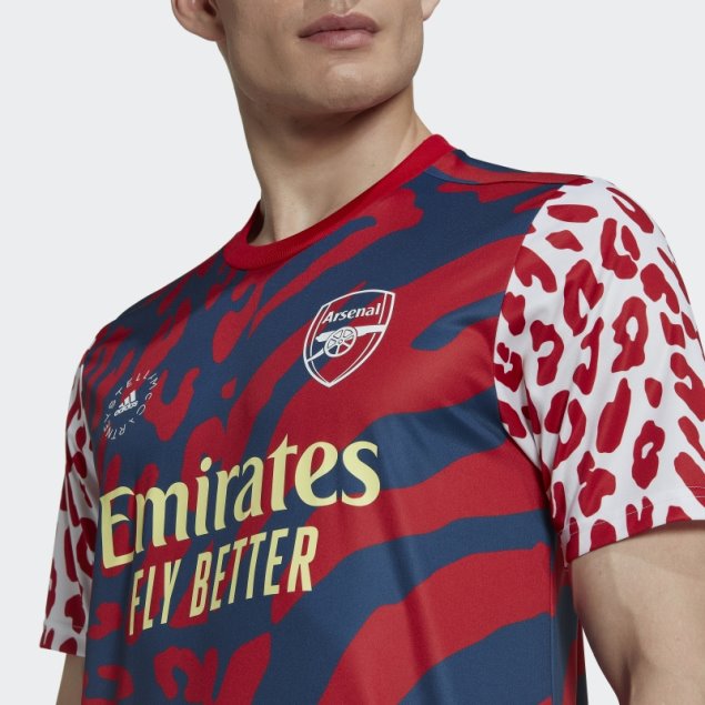 Camiseta Pre-partido Scarlet Hot Arsenal Fc X Adidas By Stella Mccartney
