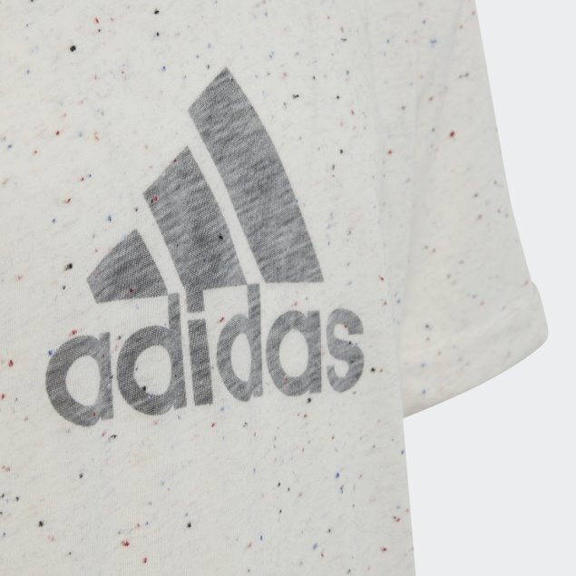 Camiseta Adidas Future Icons Winners Blanco Melange