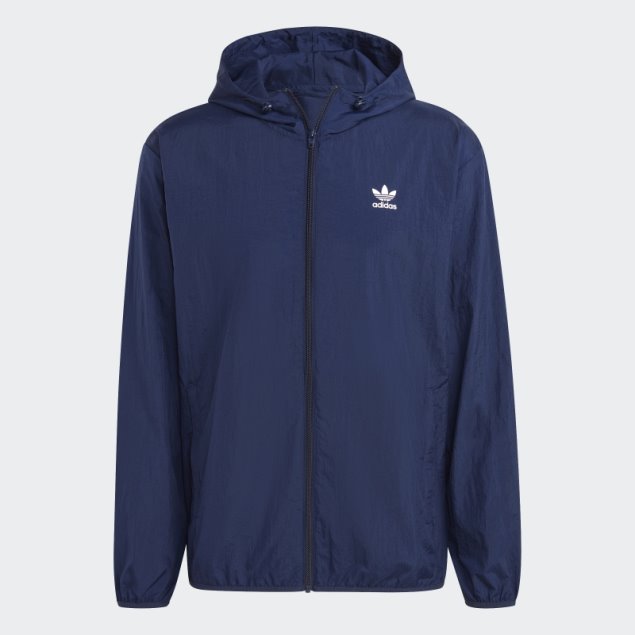Cortavientos Adidas Night Indigo Trefoil Essentials