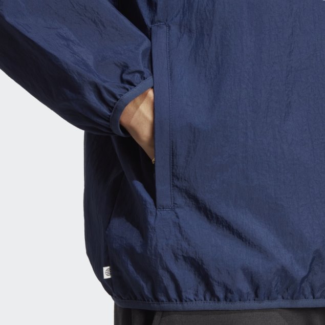 Cortavientos Adidas Night Indigo Trefoil Essentials