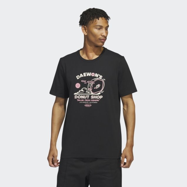 Camiseta De Manga Corta Daewon's Business Negro Adidas