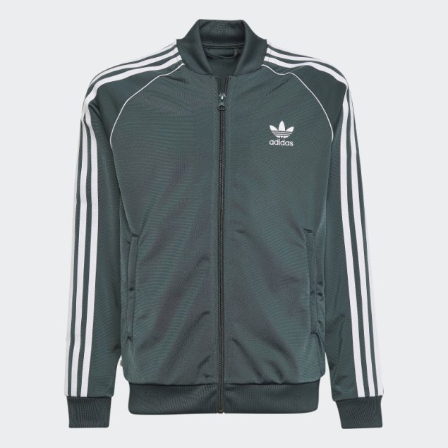 Adidas Chaqueta De Chándal Verde Mineral Adicolor Sst