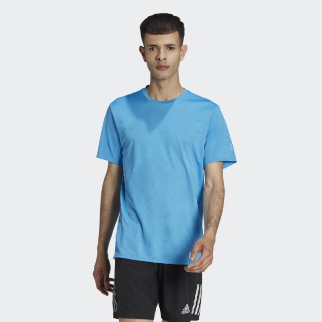 Camiseta De Running Hecha Para Ser Rehecha Azul Adidas