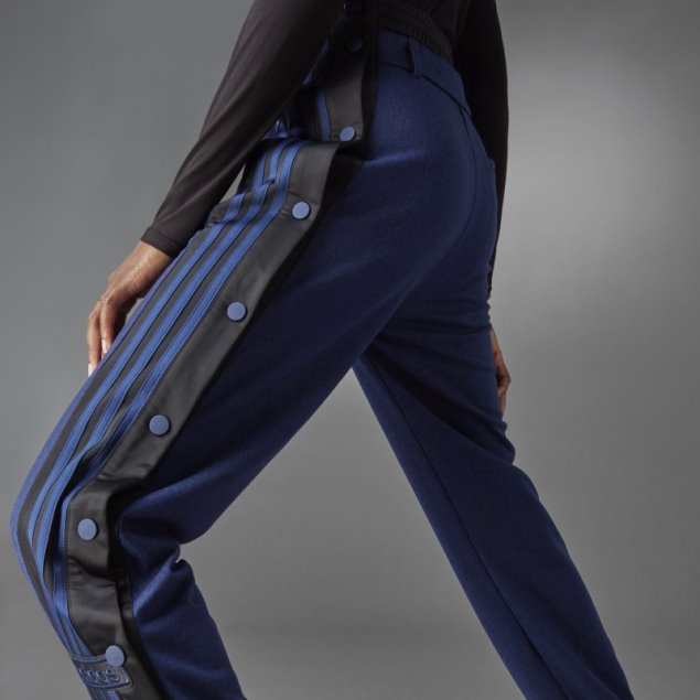 Adidas Pantalones De Chándal Adibreak De Lana Azul Oscuro Versión Azul