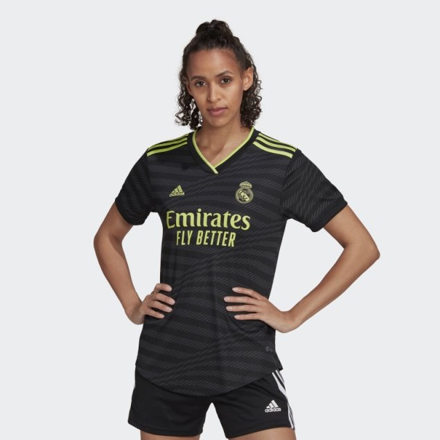 Camiseta Tercera Equipación Real Madrid 22/23 Adidas Negra