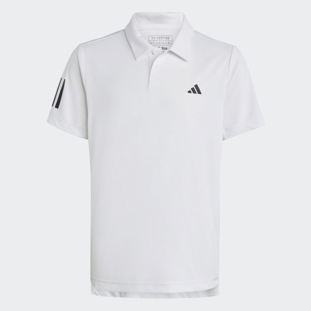 Polo Adidas Club Tennis 3 Rayas Blanco