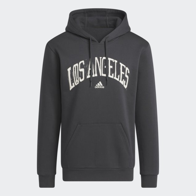 Sudadera Con Capucha Gráfica De Los Angeles (género Neutral) Adidas Carbon