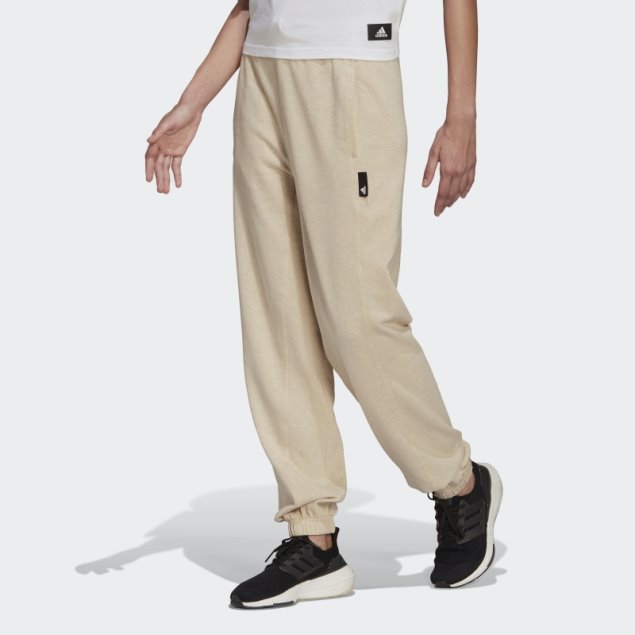 Pantalones De Verano Botanic Beige Mel Adidas Sportswear Studio Lounge