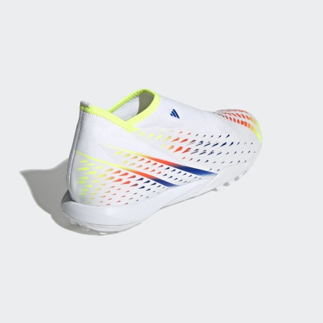 Predator Edge.3 Laceless Turf Zapatos De Fútbol Adidas Blanco