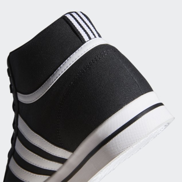 Retrovulc Mid Canvas Skateboarding Zapatos Negro Adidas