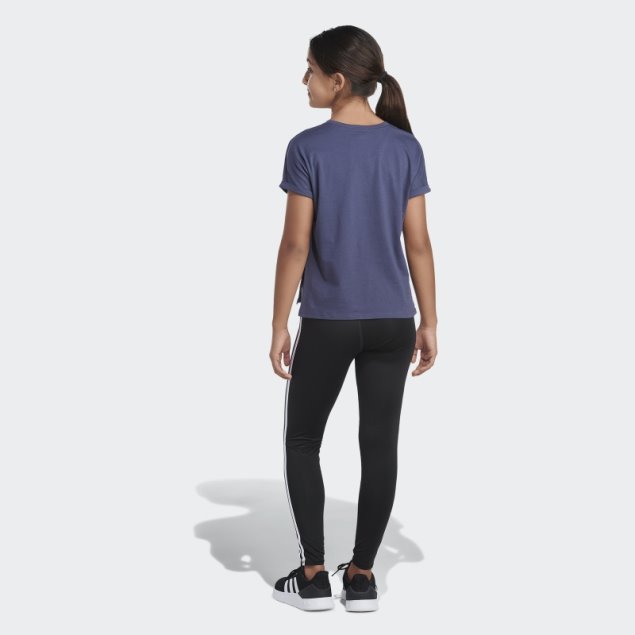 Adidas Camiseta Azul Marino Con Cintura Dolman 22