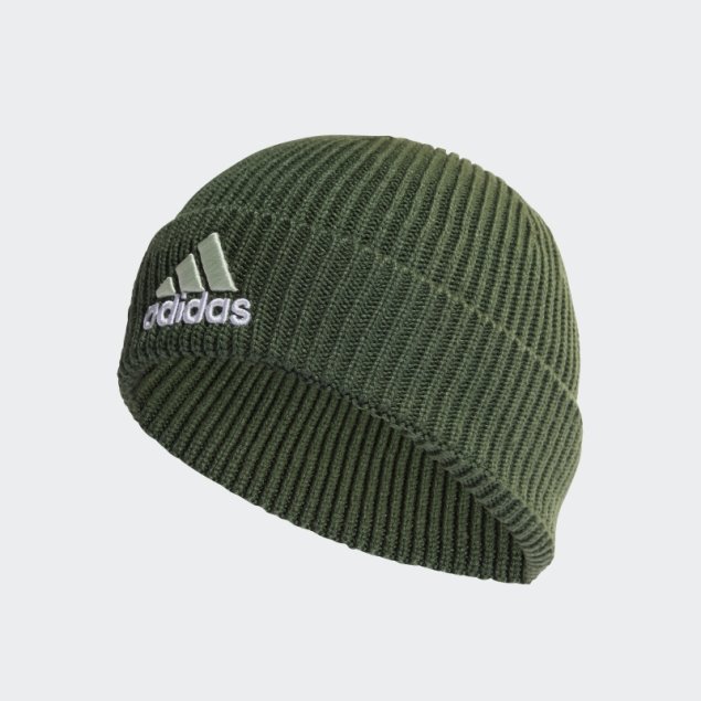 Gorro Con Logo Bicolor Adidas Verde óxido