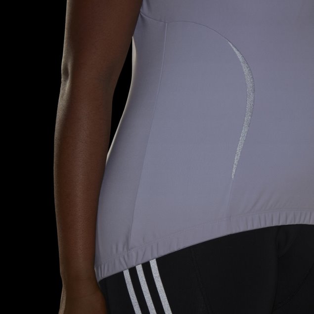 La Camiseta De Ciclismo Sin Mangas (talla Grande) Adidas Silver Sunrise