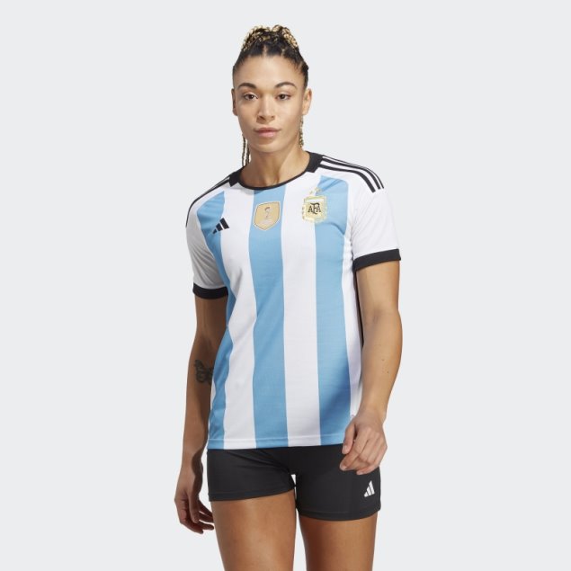 Argentina 22 Ganadores Primera Equipación Mujer Adidas Blanco