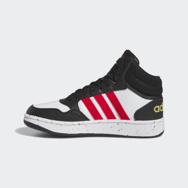 Negro Adidas Hoops Mid Zapatos Con Estilo