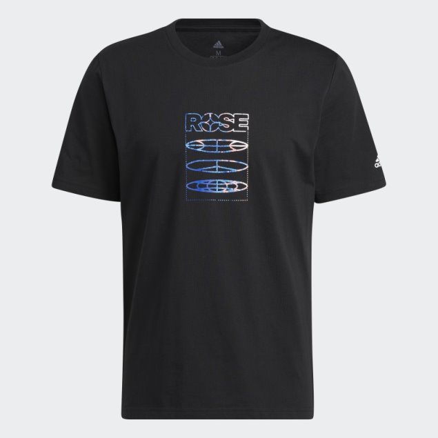 Camiseta Rosa Adidas Negra