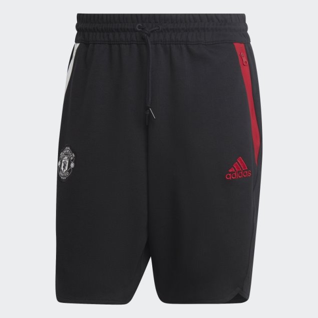 Pantalón Corto De Viaje Manchester United Negro Adidas