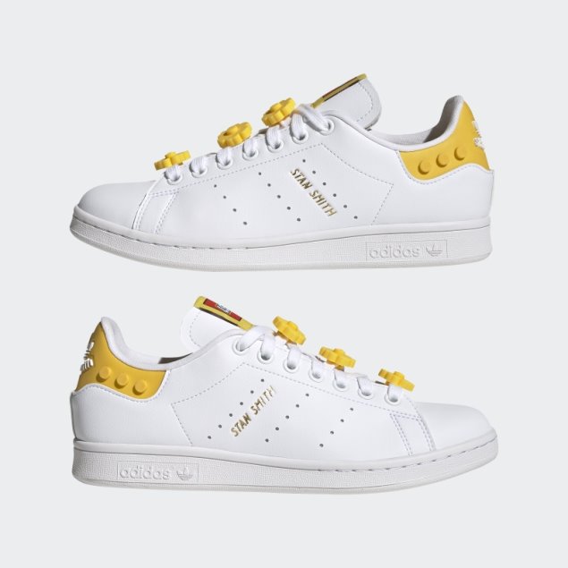 Blanco Caliente Adidas Stan Smith X Lego Zapatos