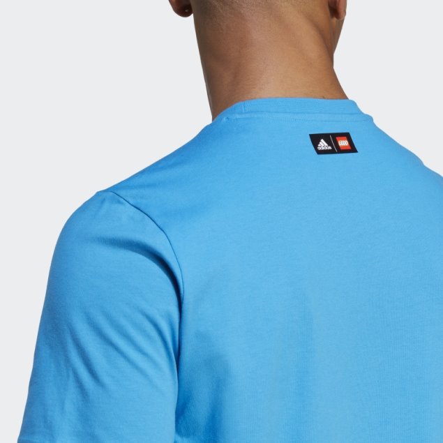 Camiseta Azul Con Gráfico De Fútbol Adidas X Lego