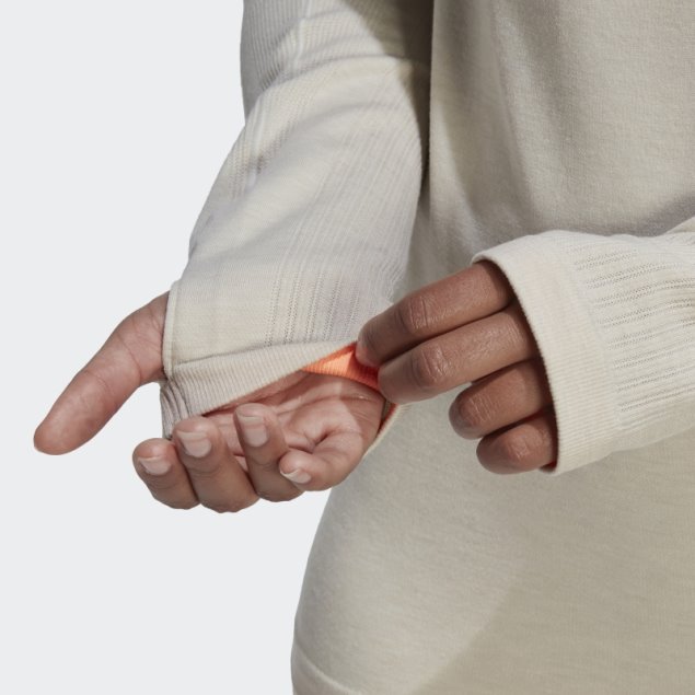 Adidas X-city Running Sudadera De Manga Larga De Punto De Aluminio