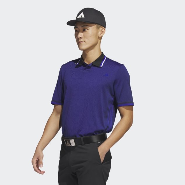 Adidas Ultimate365 Tour Primeknit Polo De Golf Azul