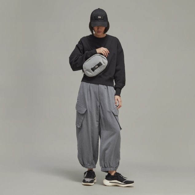 Caliente Y-3 Algodón Orgánico Terry Boxy Crew Sweater Adidas