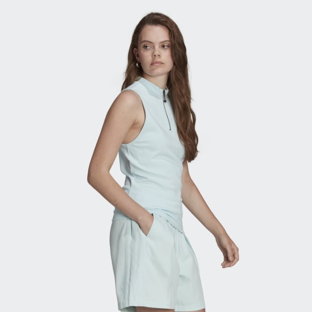 Camiseta Sin Mangas A Medida Azul Adidas Adicolor Contempo (género Neutral)