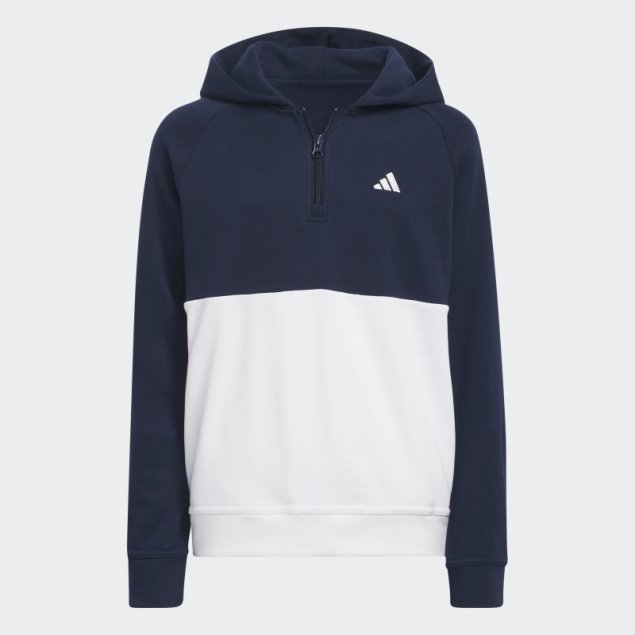 Sudadera Con Capucha Adidas Colorblock Azul Marino Moda