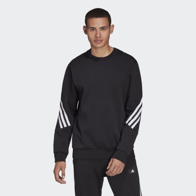 Sudadera Adidas Fashion Future Icons 3 Rayas Negro