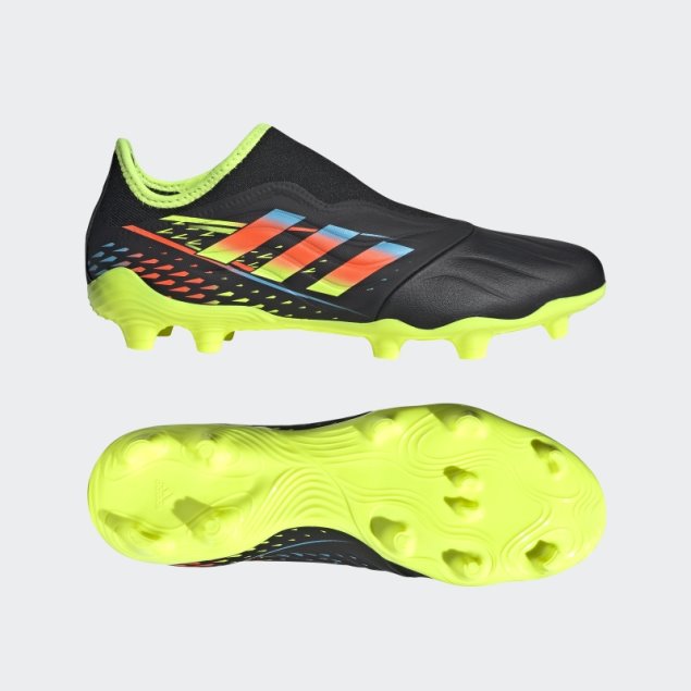 Negro Copa Sense.3 Sin Cordones Tacos Para Terreno Firme Adidas