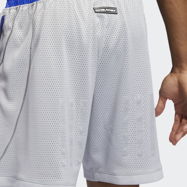 Gris Daniel Patrick X Adidas Hoops Malla Pantalones Cortos De Moda
