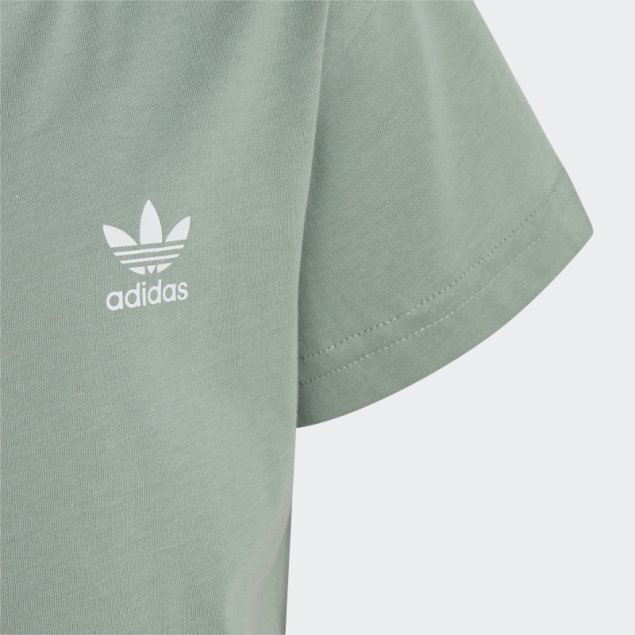Camiseta Adidas Adicolor Verde Plata