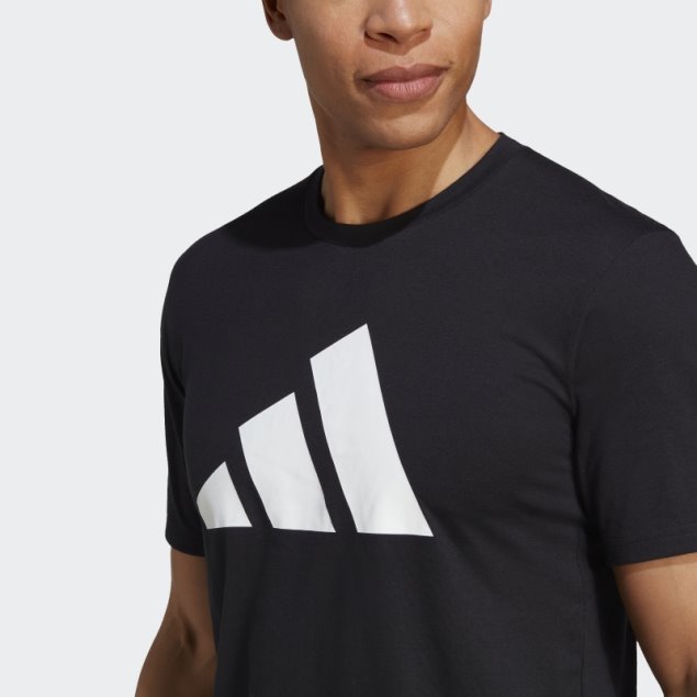 Camiseta De Entrenamiento Adidas Train Essentials FeelReady Logo Negro