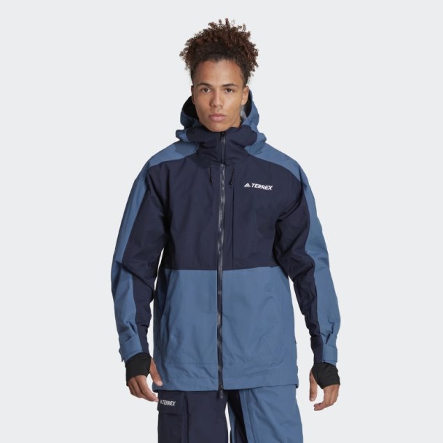Chaqueta De Nieve Post-consumo Terrex 3 Capas Acero Adidas