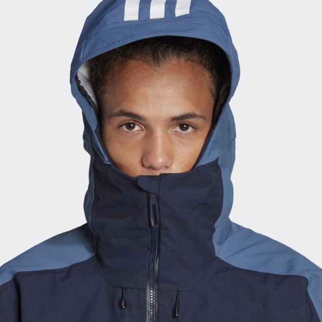 Chaqueta De Nieve Post-consumo Terrex 3 Capas Acero Adidas