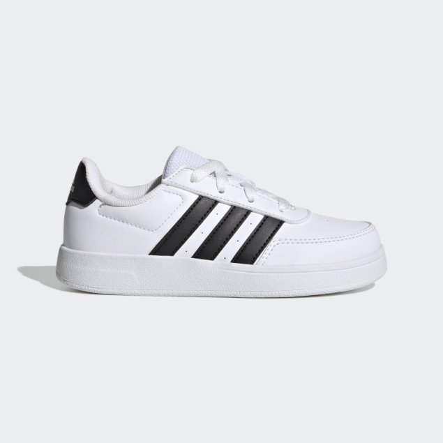 Blanco Adidas Breaknet Lifestyle Court Zapatos De Encaje