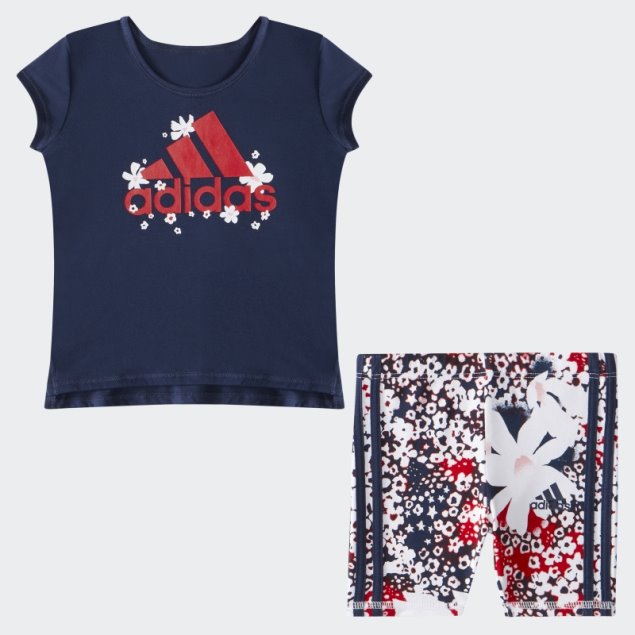 Conjunto De Bicicleta Atlético Azul Marino Adidas Ig Ss Grphtee Aop