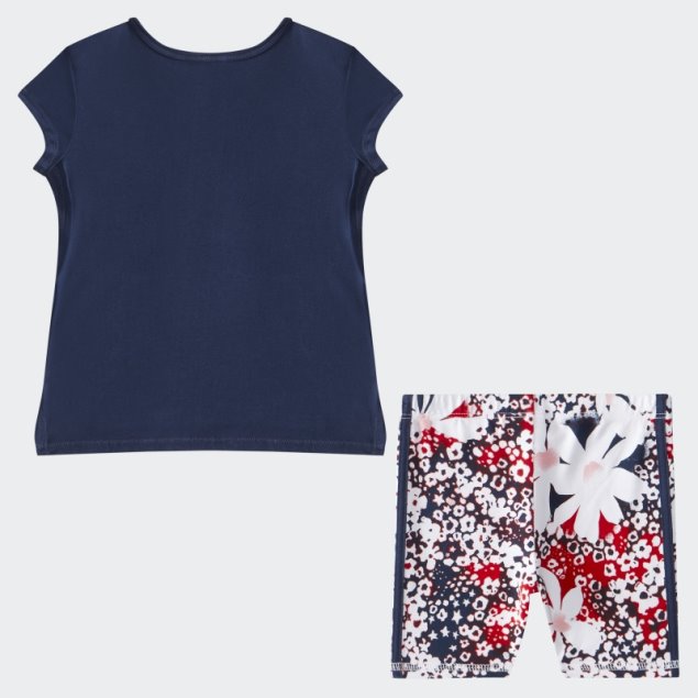 Conjunto De Bicicleta Atlético Azul Marino Adidas Ig Ss Grphtee Aop